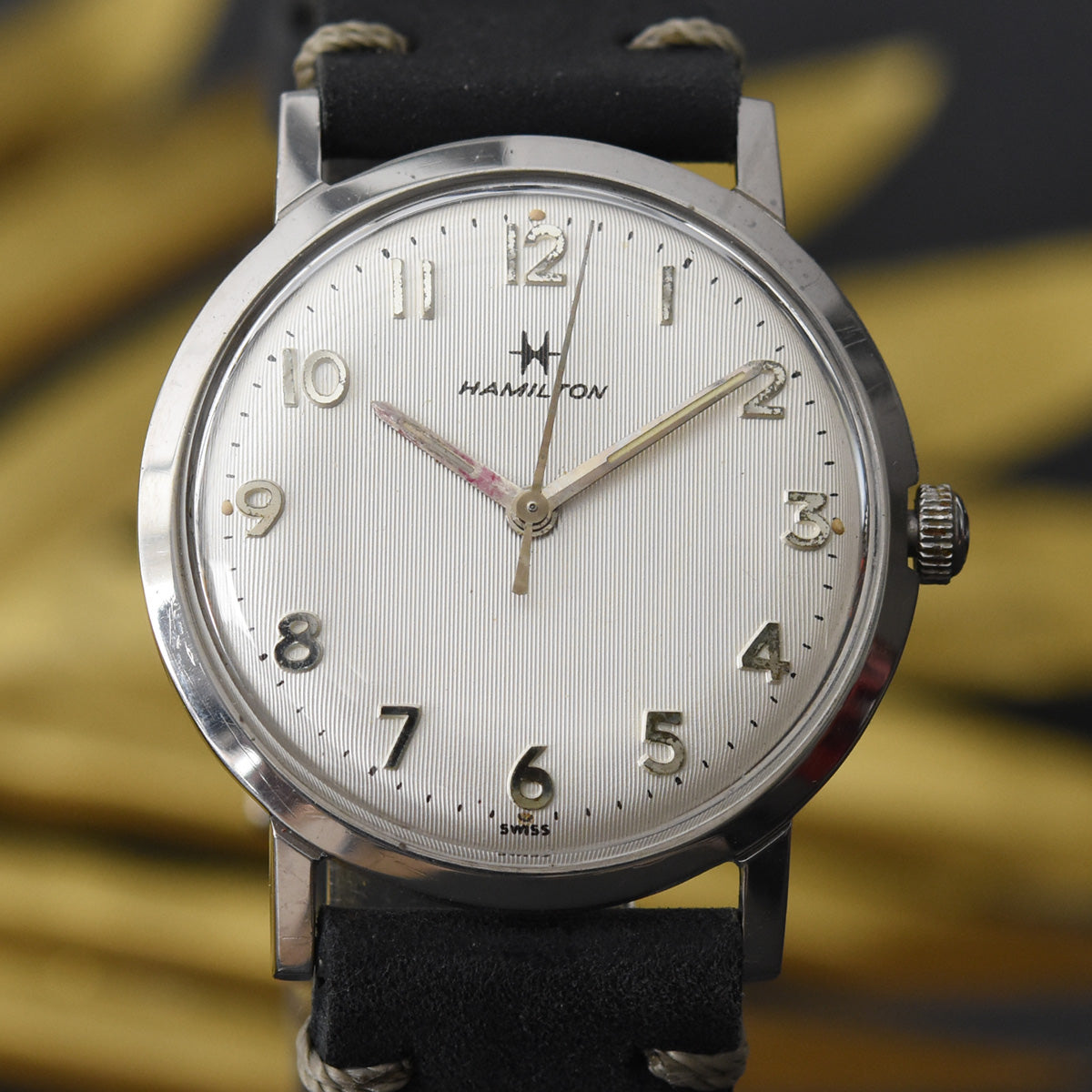 1964 HAMILTON 'Sebold' Gents Swiss Slim Vintage Watch empressissi