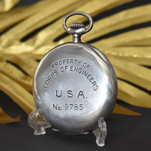 1917 Ulysse Nardin US Corps of Engineers WW1 Pocket Watch