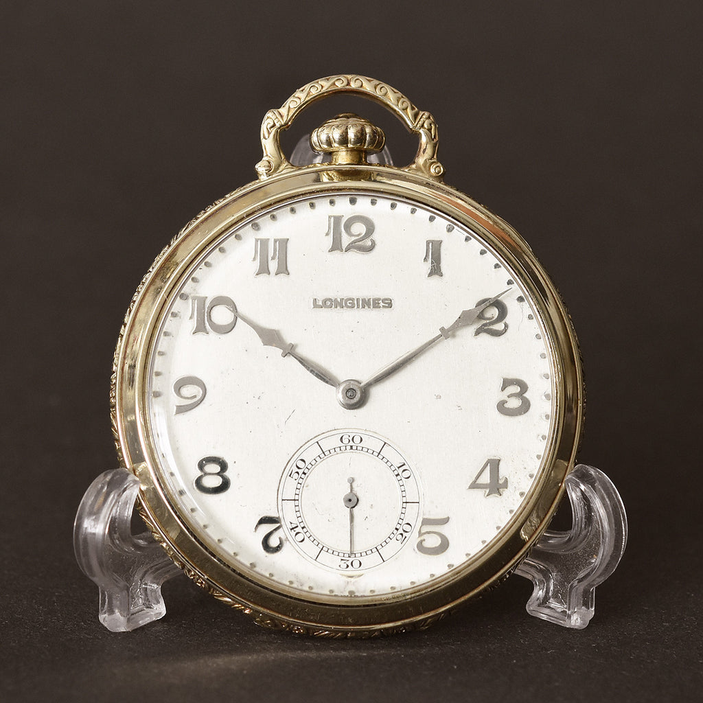 1928 LONGINES Art Deco Swiss Pocket Watch