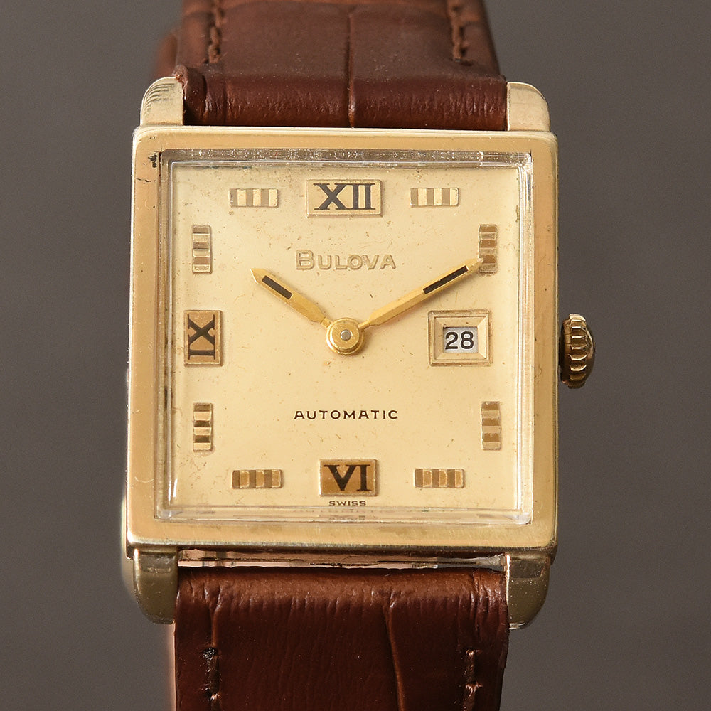 Vintage Bulova Square Bulova 1970 Watch Vintage Bulova Mens Watch