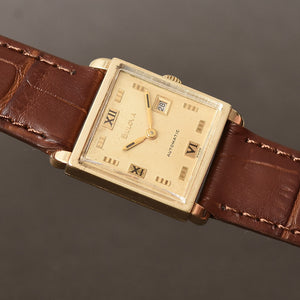 1970 BULOVA Automatic 'Edwardian' Date Vintage Dress Watch