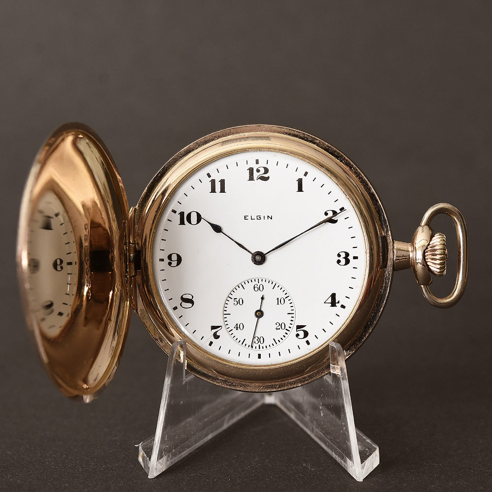 1920 ELGIN USA Grade 314 Hunter Gents Dress Pocket Watch – empressissi