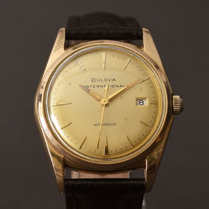 1960 BULOVA 'International' Automatic Date Swiss Watch