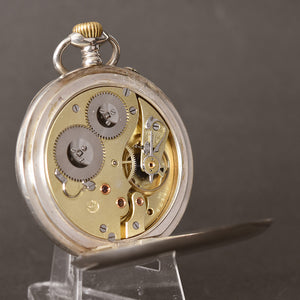 1918 IWC Schaffhausen Swiss Silver Pocket Watch