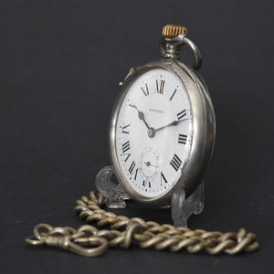 1900s LONGINES Ferrovie dello Stato RR Pocket Watch