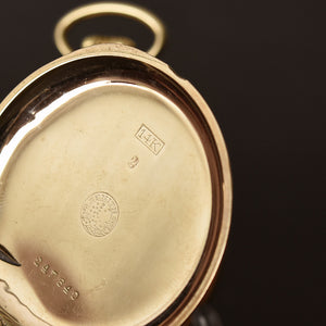 1930 ZENITH 14K Gold Swiss Pocket Watch