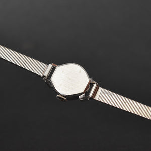 60s GLYCINE Ladies 14K Gold/Diamonds Cocktail Watch