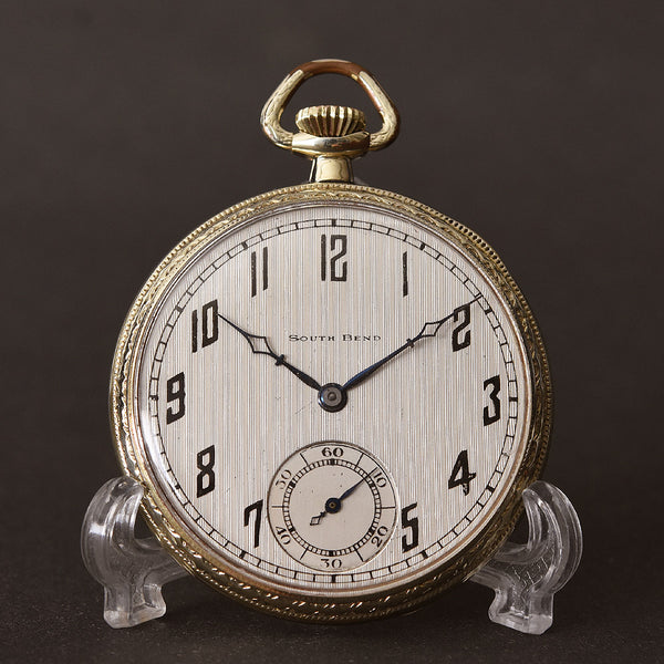 1922 SOUTH BEND Grade 407 Art Deco Pocket Watch