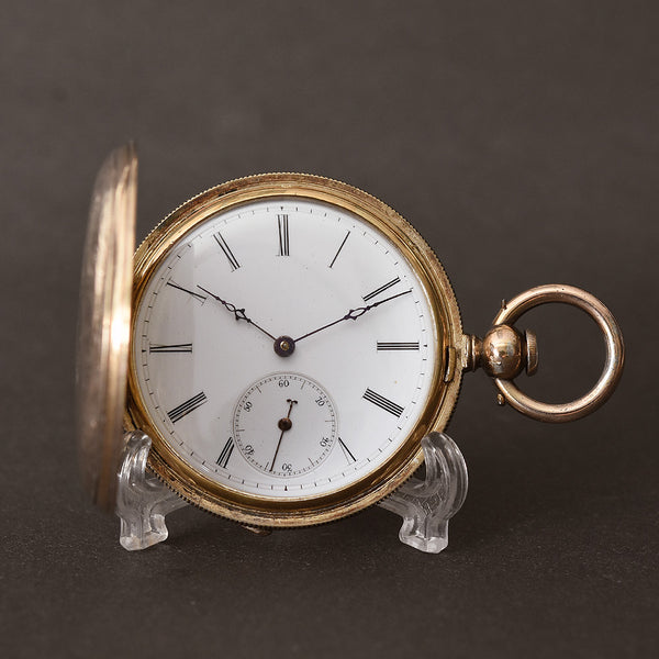 1870s G. Reymond Early Swiss KWKS Silver Pocket Watch