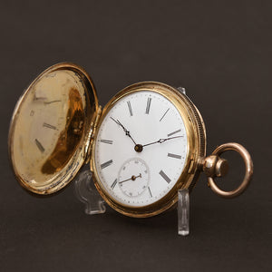 1870s G. Reymond Early Swiss KWKS Silver Pocket Watch