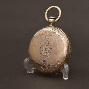 1870s G. Reymond Early Swiss KWKS Silver Pocket Watch