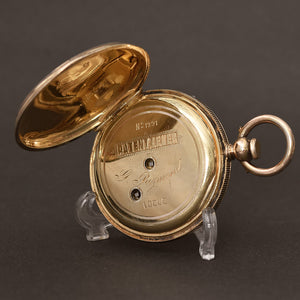 1870s G. Reymond Early Swiss KWKS Silver Pocket Watch