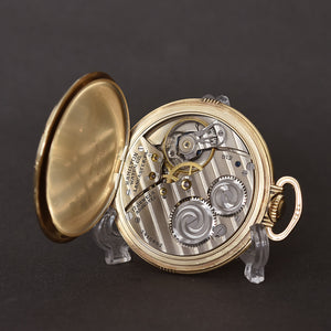 1934 HAMILTON USA G. 912 'The Farragut' Art Deco Pocket Watch