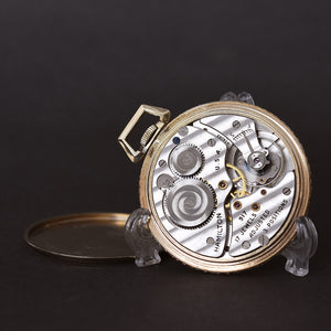 1950 HAMILTON USA 'Hardy' G. 917 Art Deco Pocket Watch