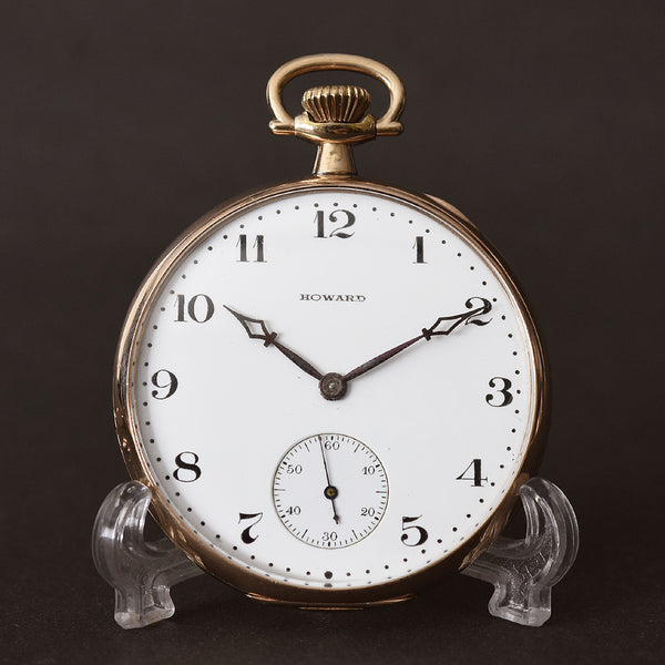 1913 E. HOWARD Series 7 Art Deco Pocket Watch