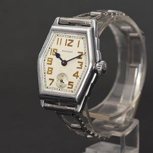 1928 WALTHAM USA Gents Hexagon Art Deco Watch