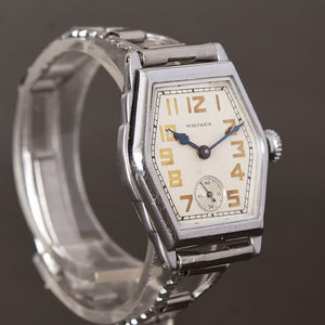 1928 WALTHAM USA Gents Hexagon Art Deco Watch