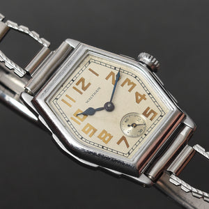 1928 WALTHAM USA Gents Hexagon Art Deco Watch