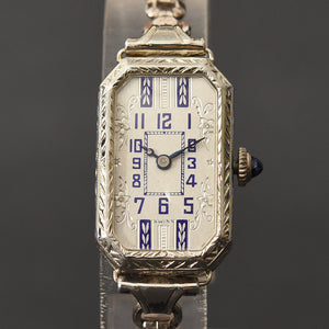 20s GOERING Ladies Art Deco 14K Gold Watch