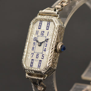 20s GOERING Ladies Art Deco 14K Gold Watch