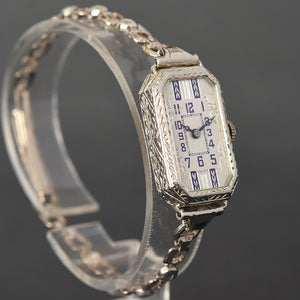 20s GOERING Ladies Art Deco 14K Gold Watch