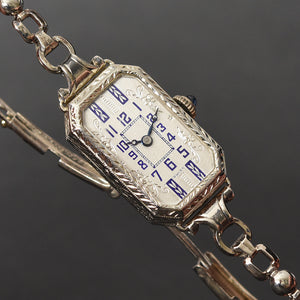 20s GOERING Ladies Art Deco 14K Gold Watch