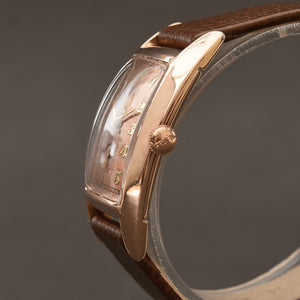 1941 GRUEN Curvex 'Trooper' Gents 14K Rose Gold Watch