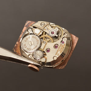 1941 GRUEN Curvex 'Trooper' Gents 14K Rose Gold Watch