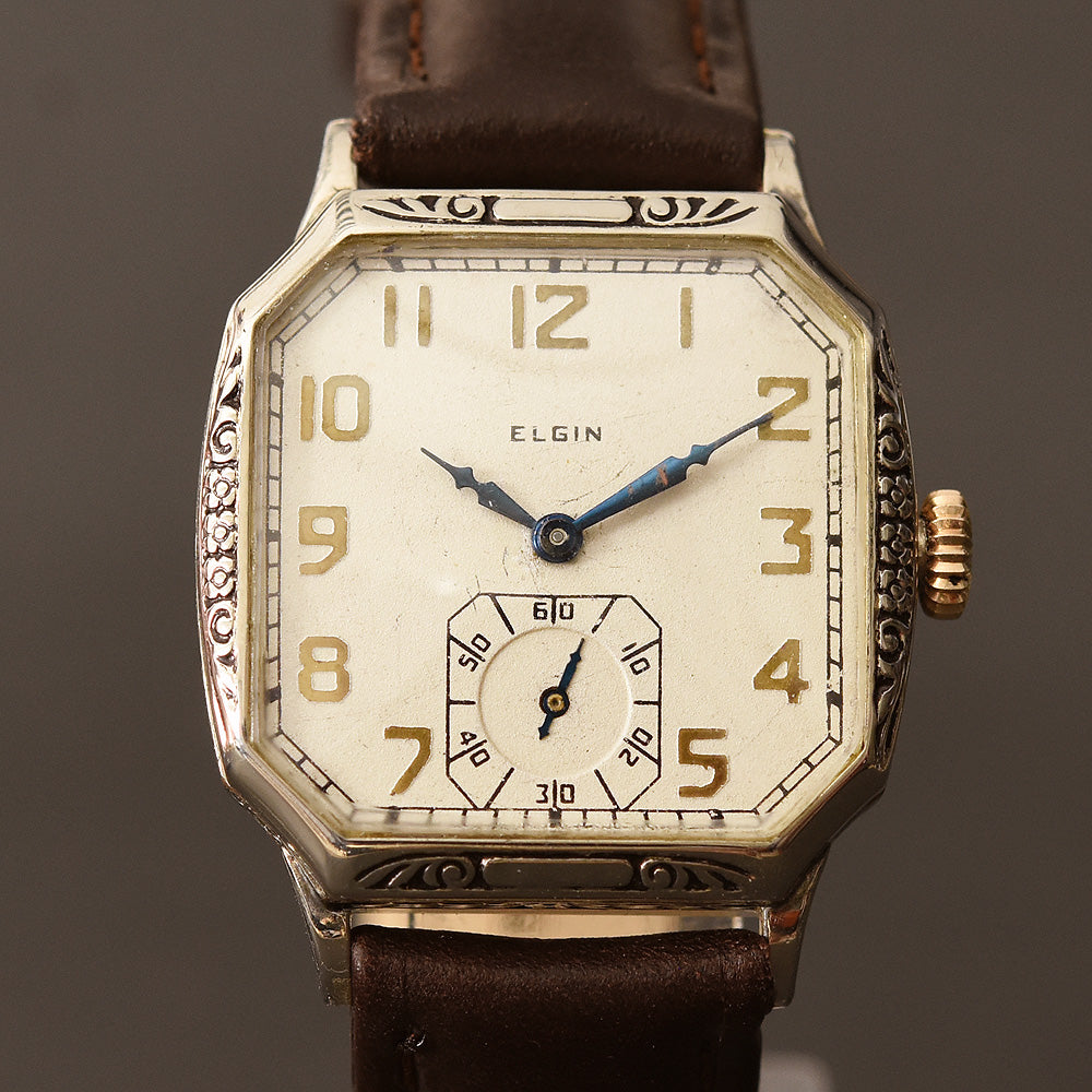 1928 ELGIN USA Art Deco Vintage Gents Watch – empressissi