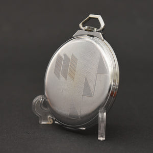 1930s INVAR Swiss Art Deco Pocket Watch