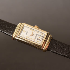 1940 GRUEN Swiss Art Deco Gents Dress Watch 501F-409