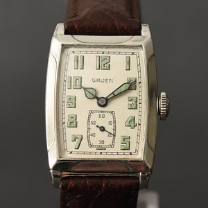 1928 GRUEN Guild Gents Classic Art Deco Watch 179-81