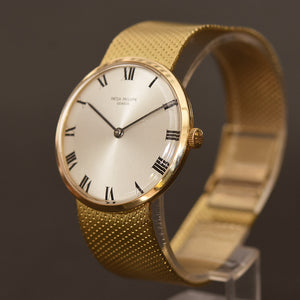 1965 PATEK PHILIPPE Ref. 3468 Vintage Gents 18K Gold Dress Watch