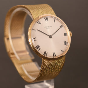 1965 PATEK PHILIPPE Ref. 3468 Vintage Gents 18K Gold Dress Watch