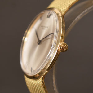 1965 PATEK PHILIPPE Ref. 3468 Vintage Gents 18K Gold Dress Watch