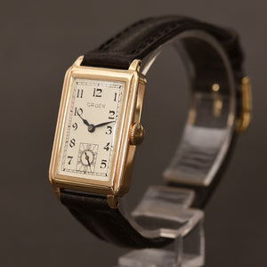 1933 GRUEN 'Quadron' Gents Art Deco Watch