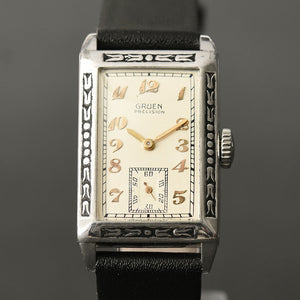 1927 GRUEN 'Quadron' Gents Art Deco Watch 117-8