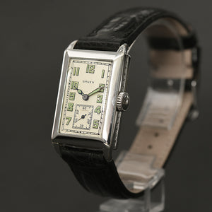 1932 GRUEN 'Quadron' Gents Art Deco Watch 157-8