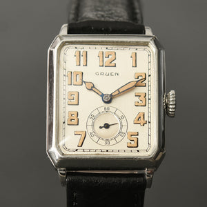 1928 GRUEN Guild Gents Octagon Art Deco Watch 179-27