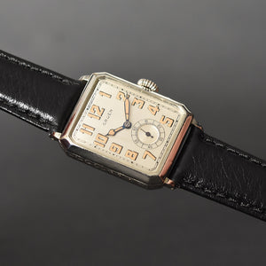 1928 GRUEN Guild Gents Octagon Art Deco Watch 179-27