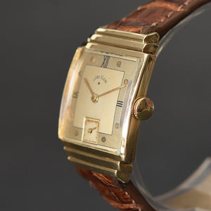 1945 LORD ELGIN 14K Gold Model 4505A Gents Dress Watch