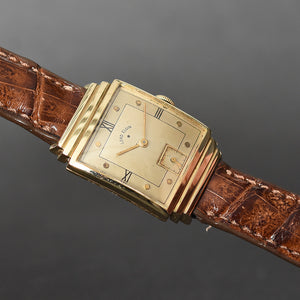 1945 LORD ELGIN 14K Gold Model 4505A Gents Dress Watch