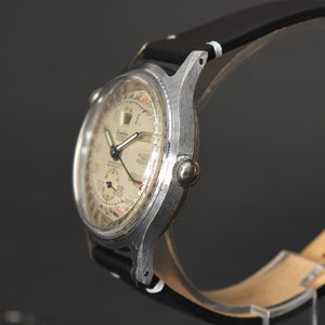 50s Landau ELOGA Date-O-Graph Multi Calendar Swiss Watch