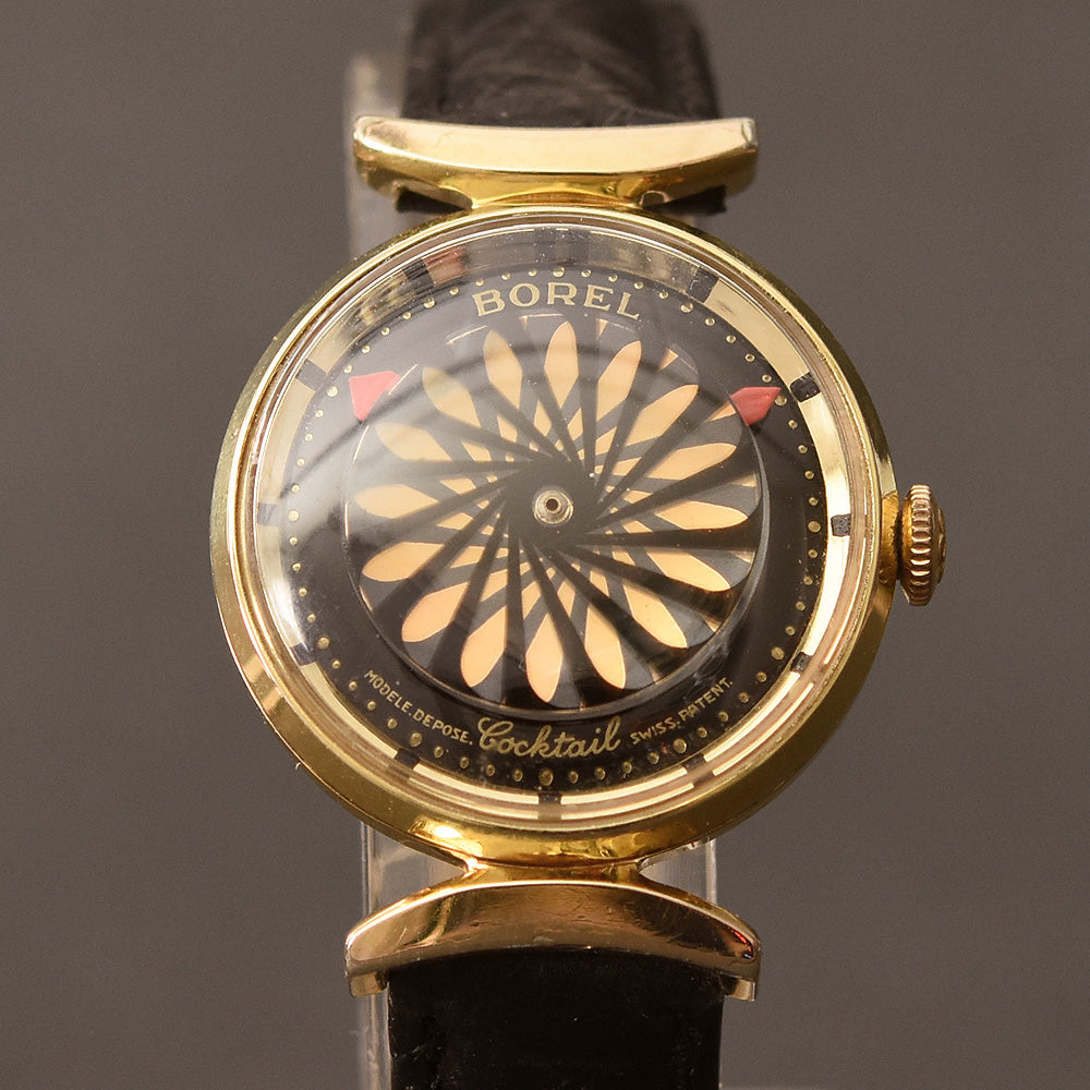 1960 Ernest Borel Kaleidoscope Cocktail Watch - Ruby Lane
