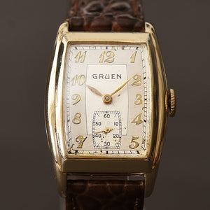 1937 GRUEN Art Deco Gents Watch 580-283