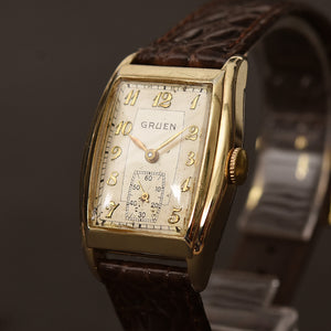 1937 GRUEN Art Deco Gents Watch 580-283