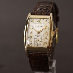 1937 GRUEN Art Deco Gents Watch 580-283