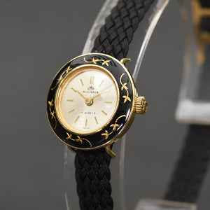 60s BUCHERER Swiss Ladies Enamel Watch