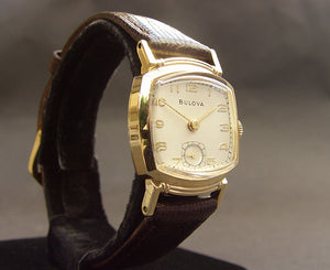 40s BULOVA USA Gents Dress Vintage Watch