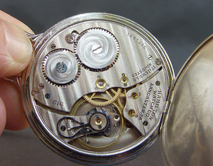 1939 HAMILTON USA 'Cleveland' Art Deco Pocket Watch